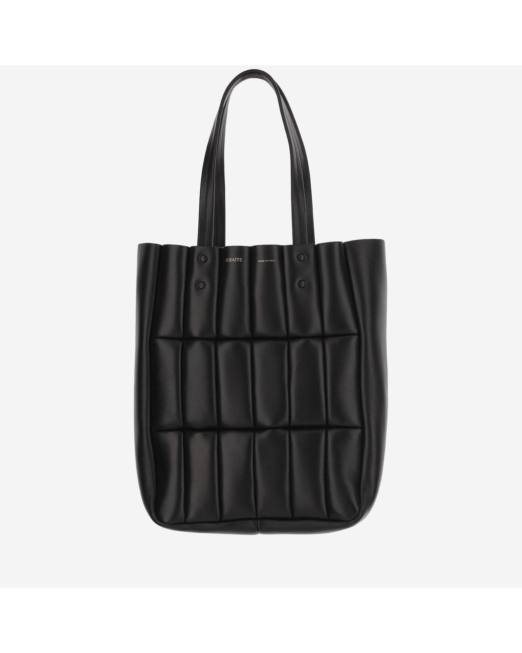 Khaite Black Small Zoe Tote Bag Lambskin Shoulder
