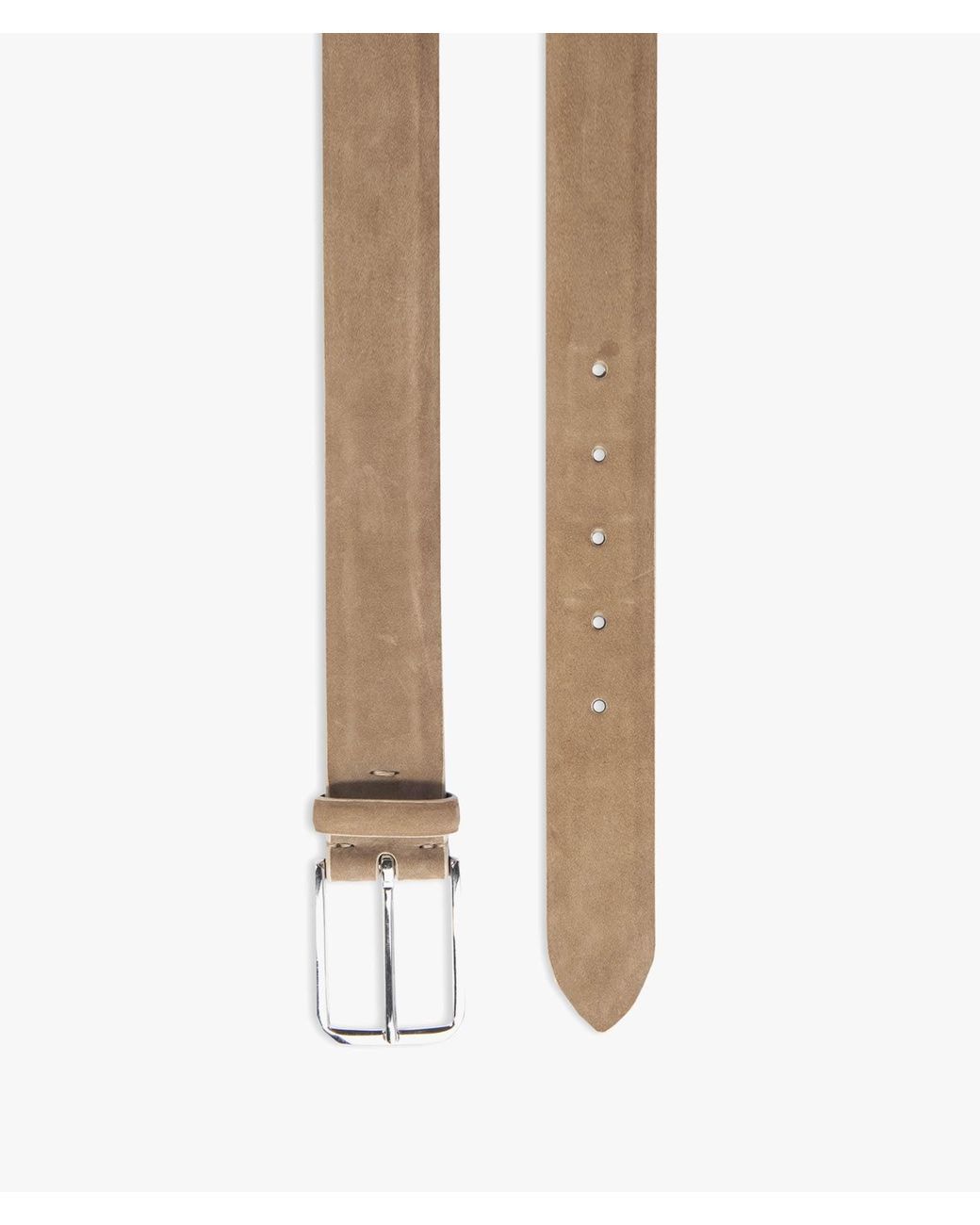 Larusmiani Blue Suede Leather Belt Cinture for men