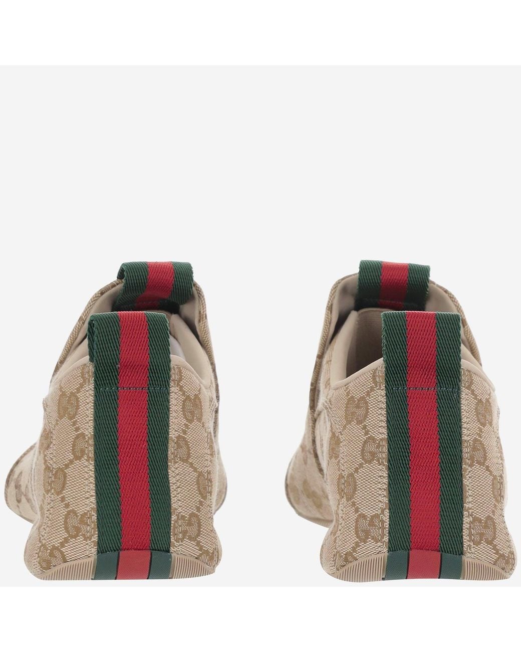 Gucci Brown Sneakers Gg Fabric