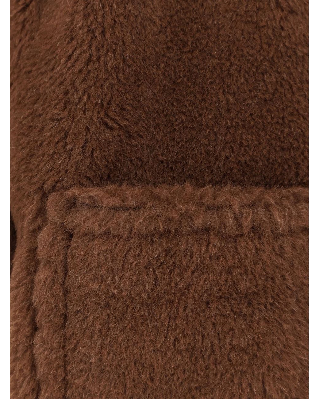 Max Mara Brown Jackets Alpaca Cashmere Seta