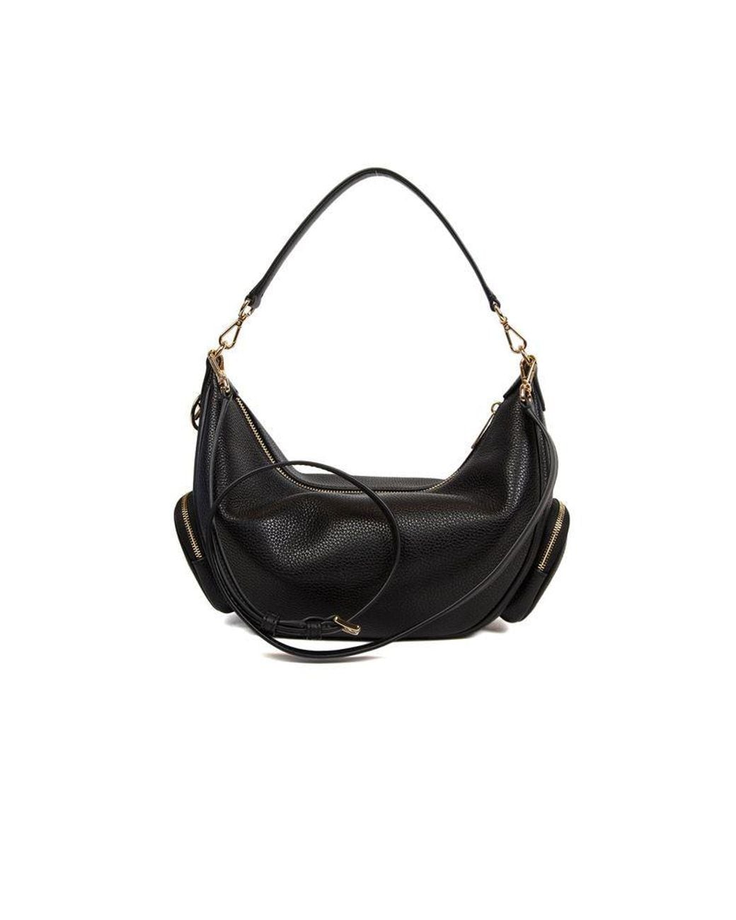 Michael Kors Black Shoulder Bag Leather Shoulder-Bags