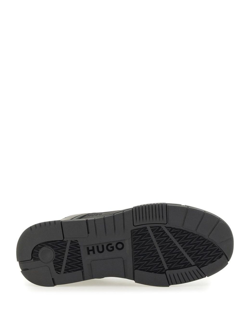 HUGO Black Hugo Mesh-Detailed Sneakers for men