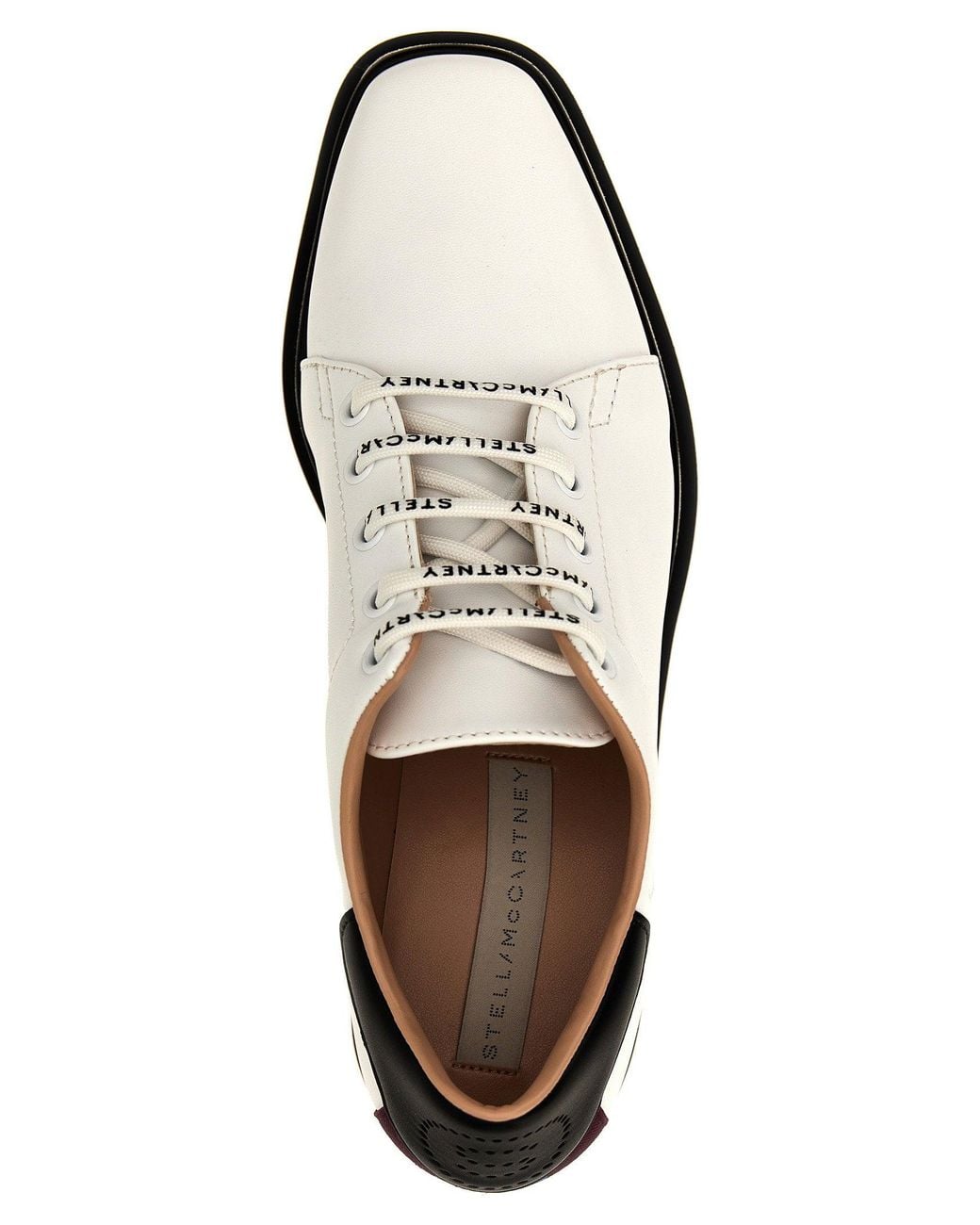 Stella McCartney White Sneak-Elyse Flat