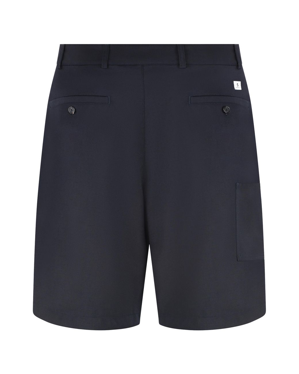 Department 5 Blue Techno Fabric Bermuda Shorts Wool for men