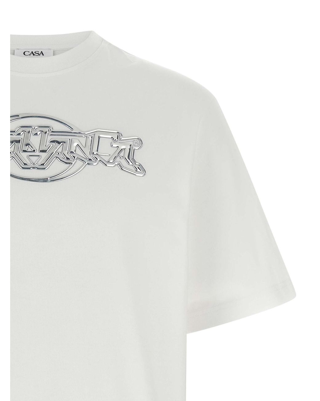 Casablanca White Chrome' T-Shirt for men