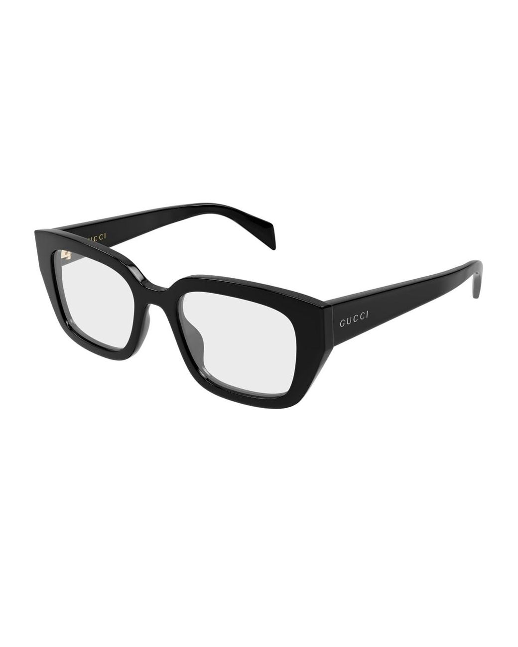 Lineas Gucci Gucci Gucci Gg2021O Linea Institutional Logo 001 Glasses in Black | Lyst