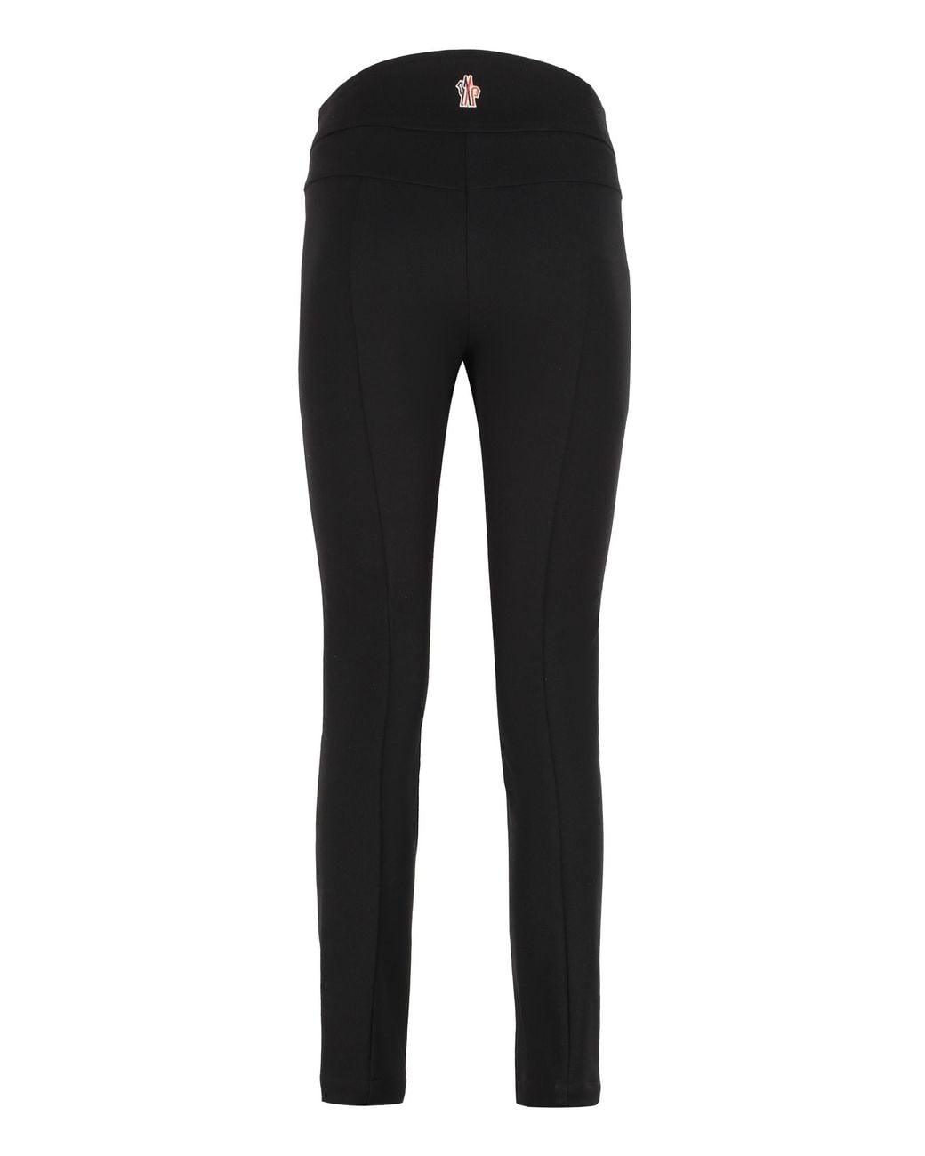 Moncler Black High-Waist Twill Trousers Polyamide (Nylon) Track Pants