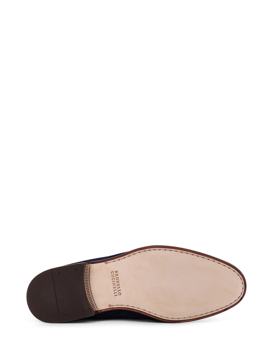 Brunello Cucinelli Blue Suede Loafers for men