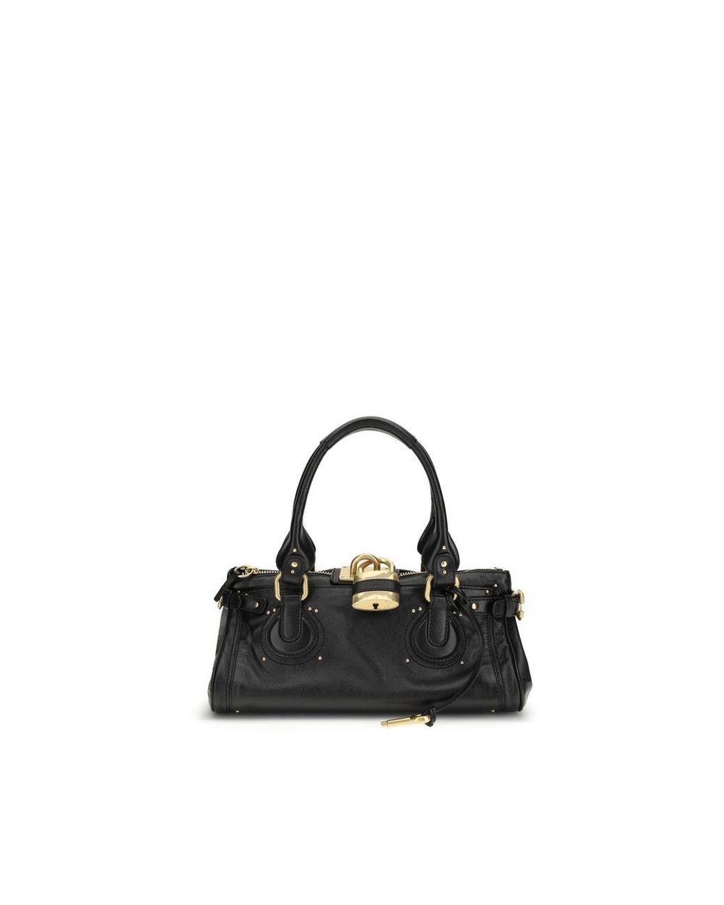 Chloé Black Buffalo Leather Shoulder Bag