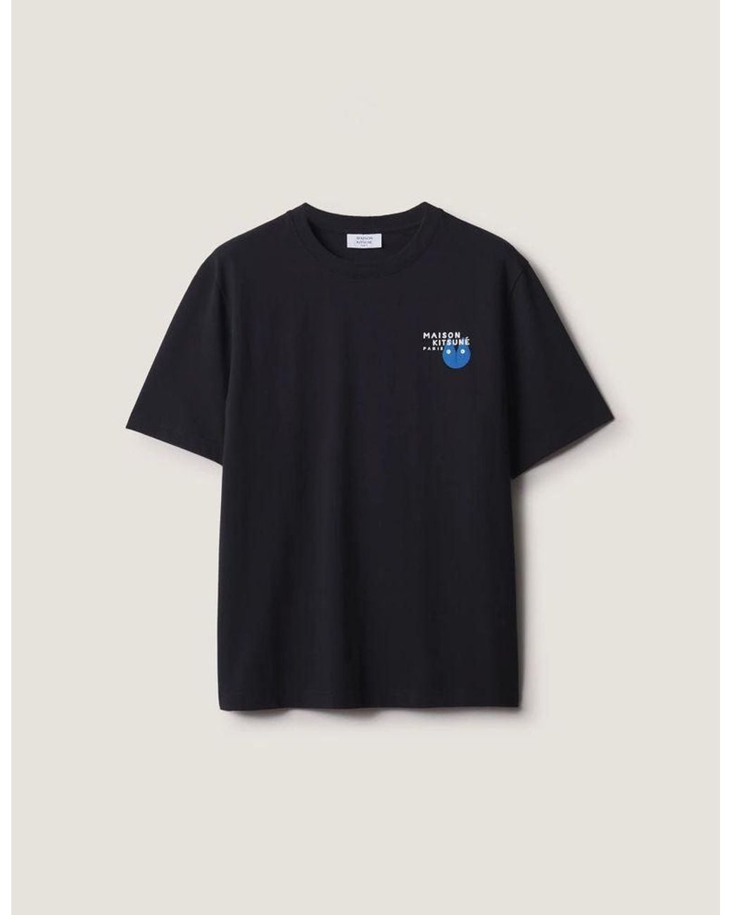 Maison Kitsuné Blue Maison Kitsune H26 T-Shirt for men