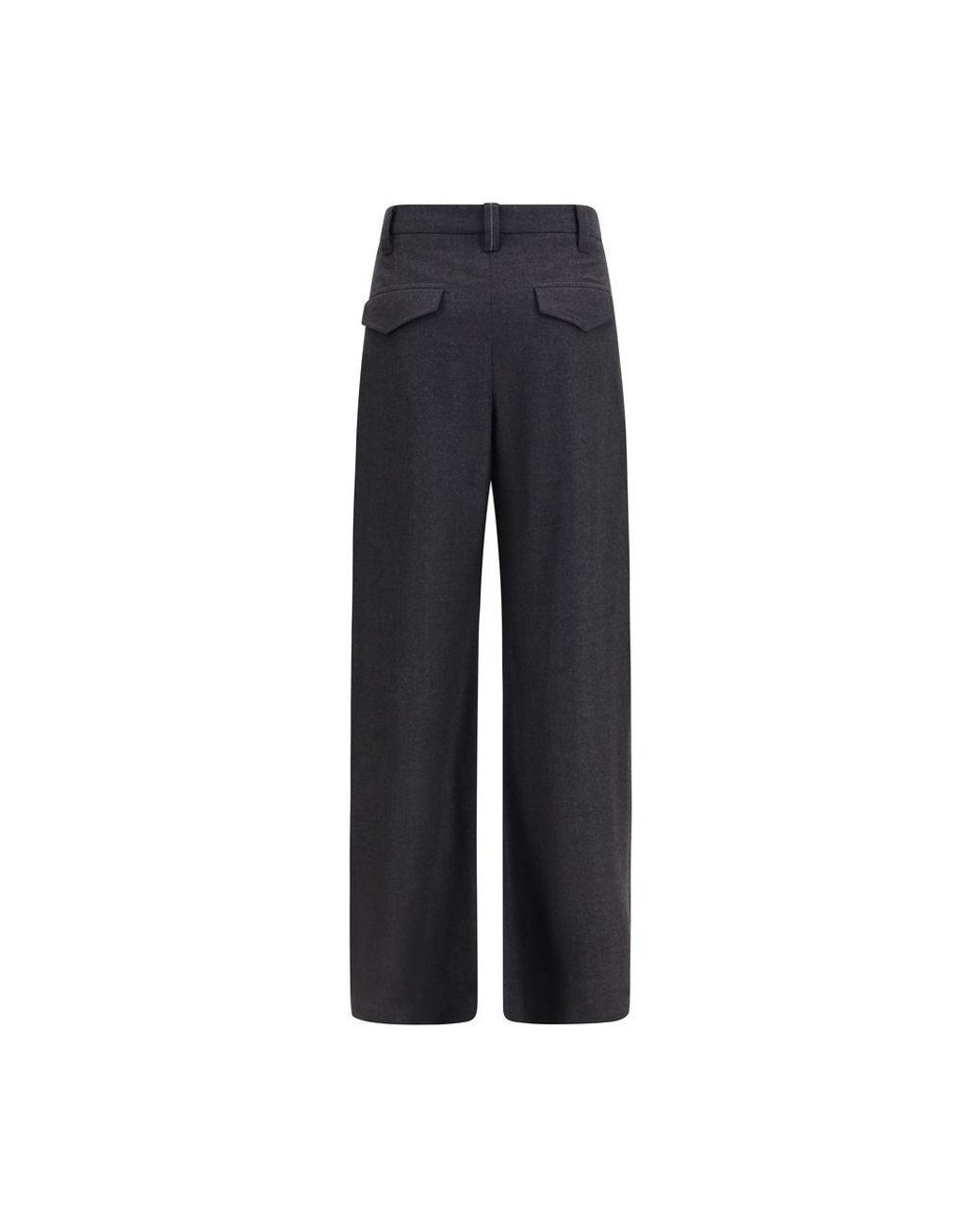 Brunello Cucinelli Blue Wool Oves Aries Dress Pants