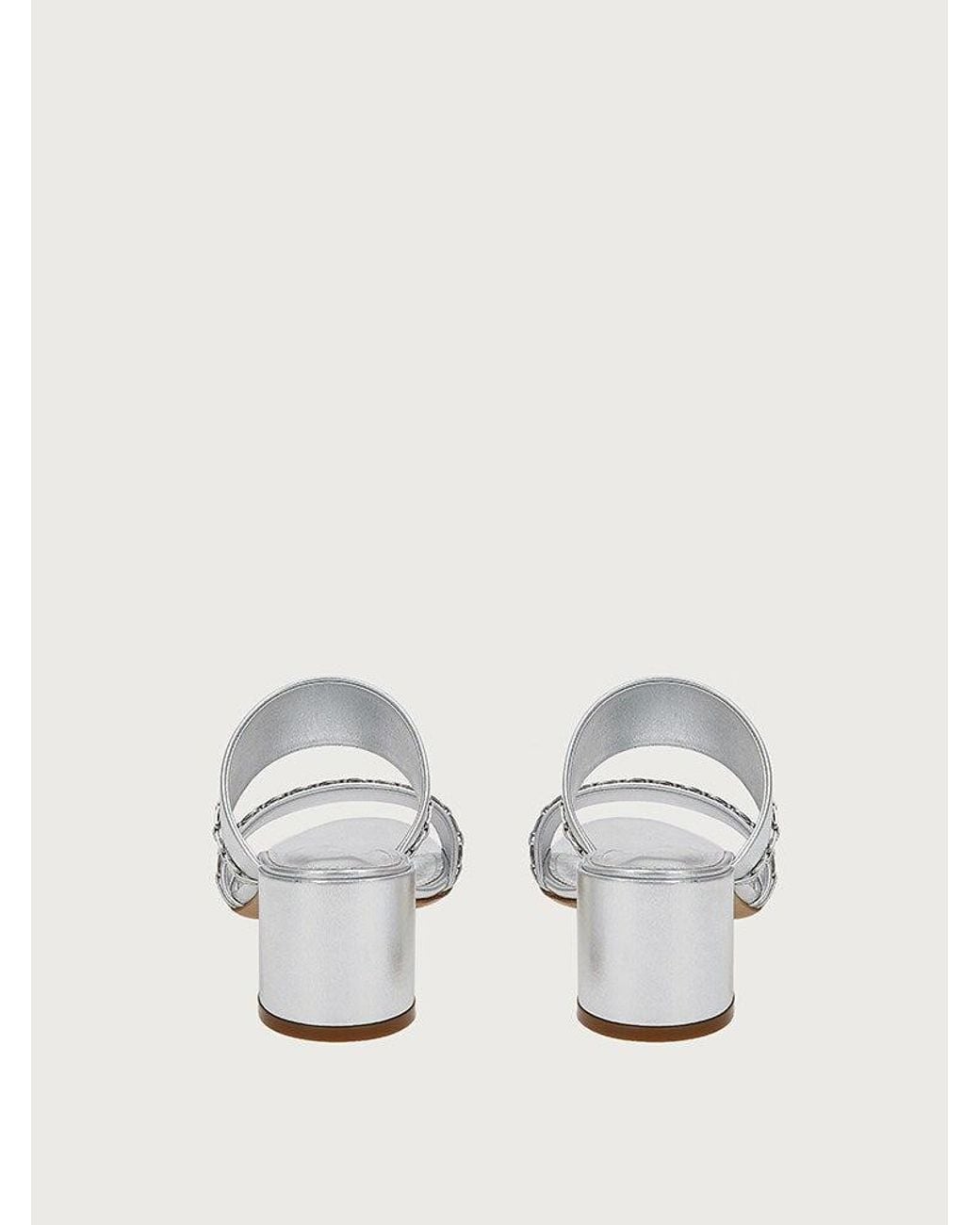 Ferragamo White Sandal