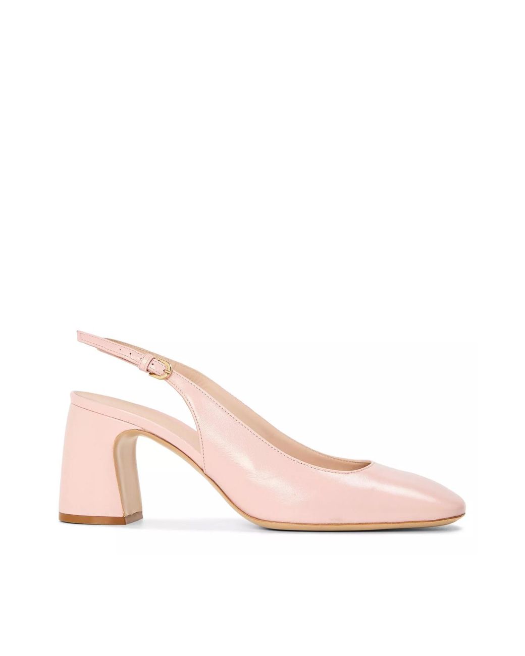 Emporio Armani Pink Patent Leather Slingback Pumps Shoes