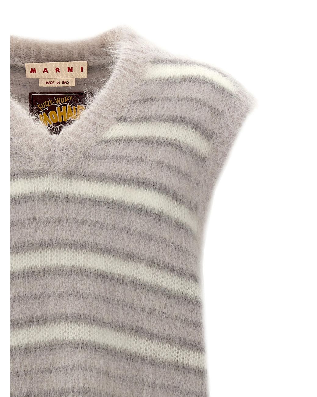 Marni Gray Mohair Sweatshirt Clothing for men