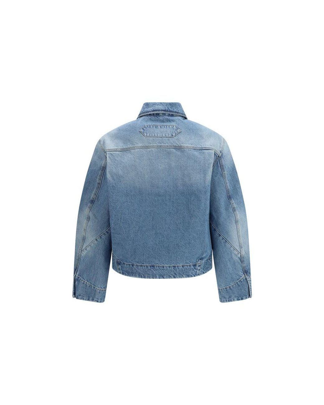 Jacquemus Blue Polyamide Denim Jacket for men