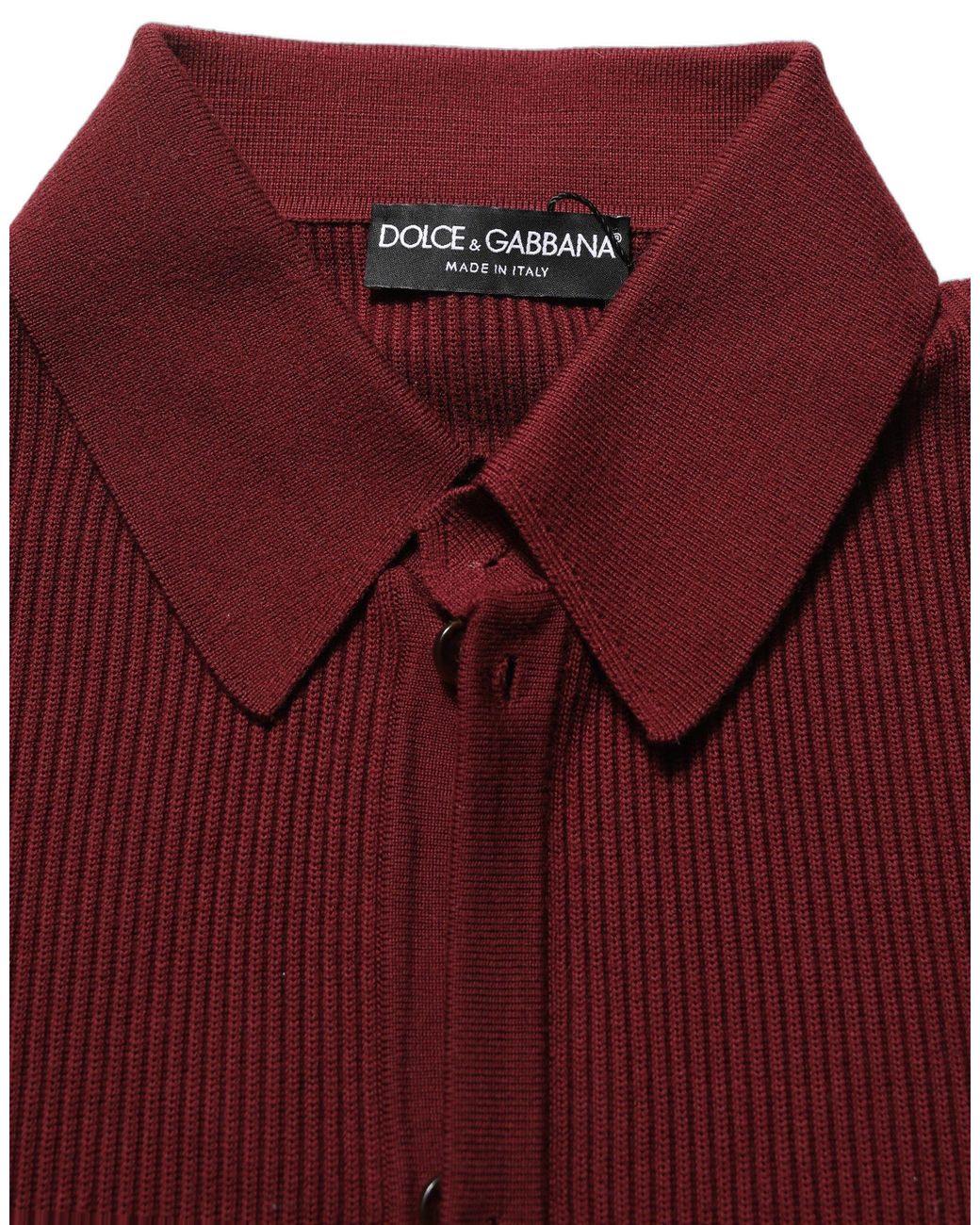 Dolce & Gabbana Purple Wool Button Down Cardigan Sweater Clothing for men