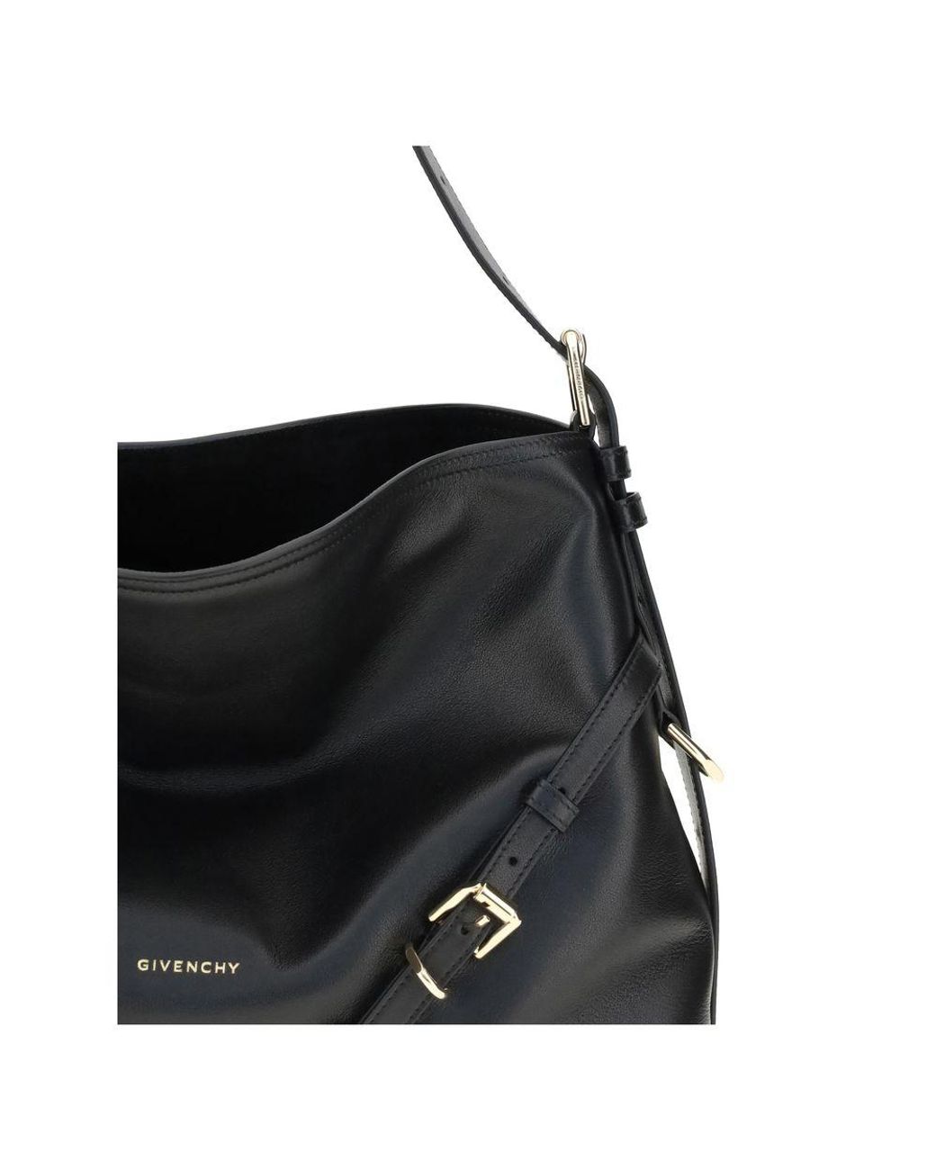 Givenchy Black Voyou Shoulder Bag Medium
