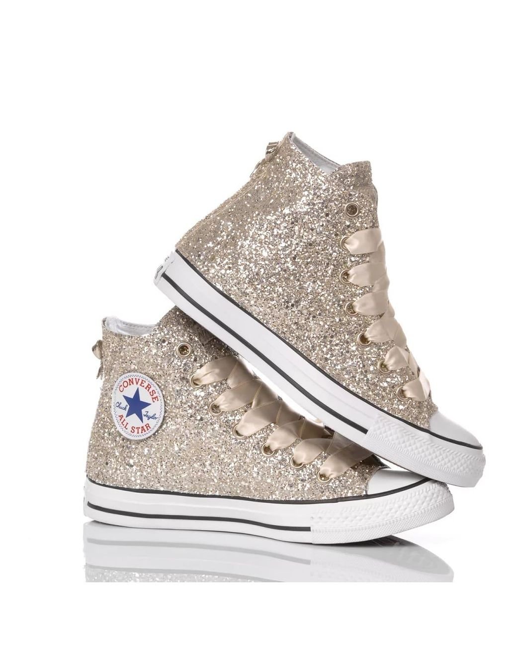 Converse gold femme sale