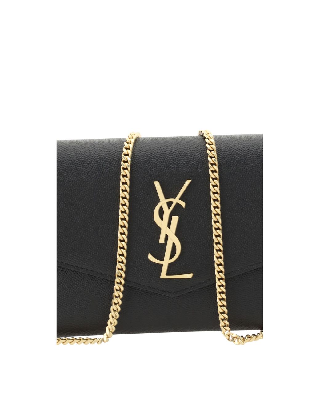 Saint Laurent Black Chain Wallet