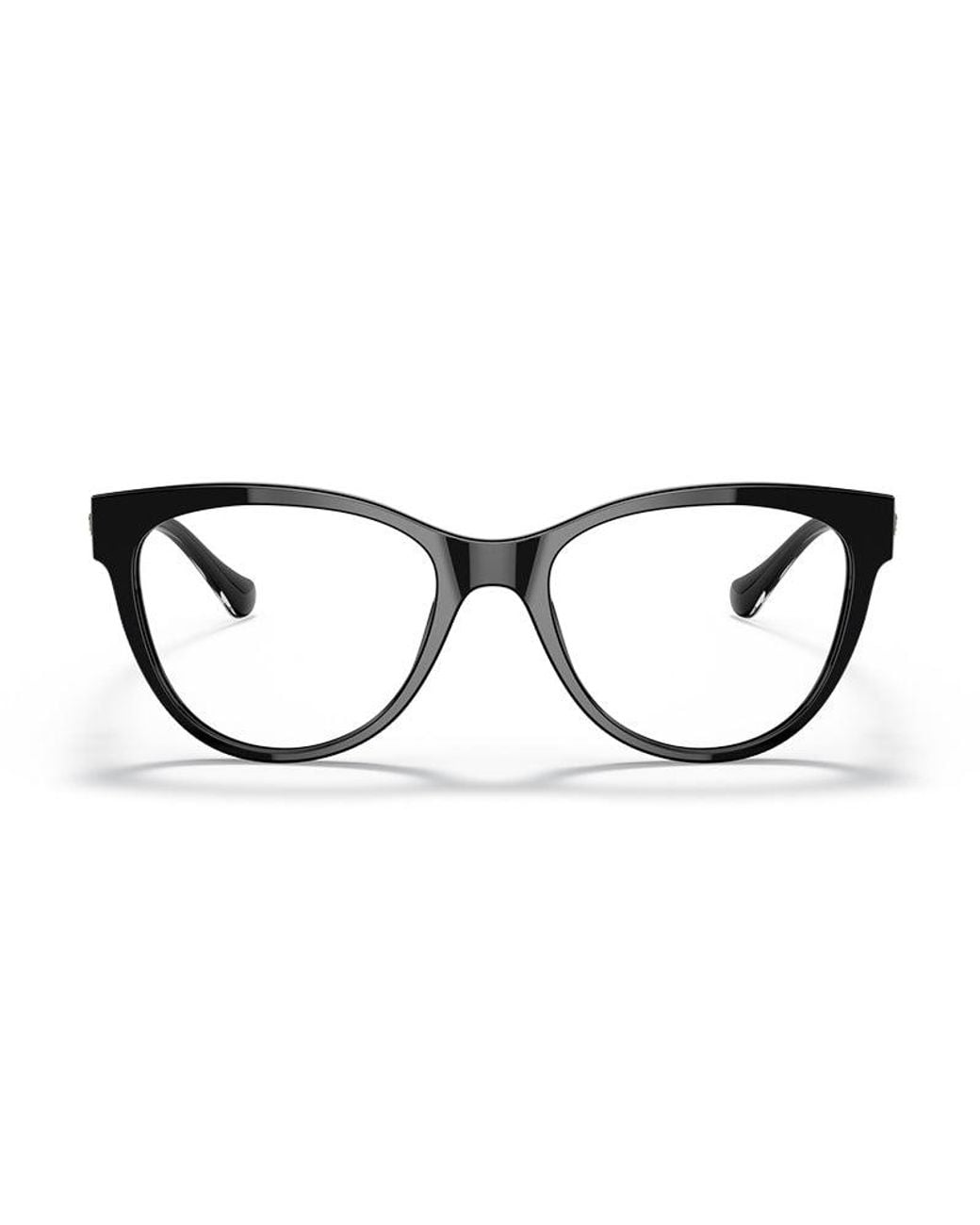 Versace Black Eyeglasses Cat Eye Full Rim, Frame And Clear Demo Lenses Lens Ve3304Gb1 Sunglasses