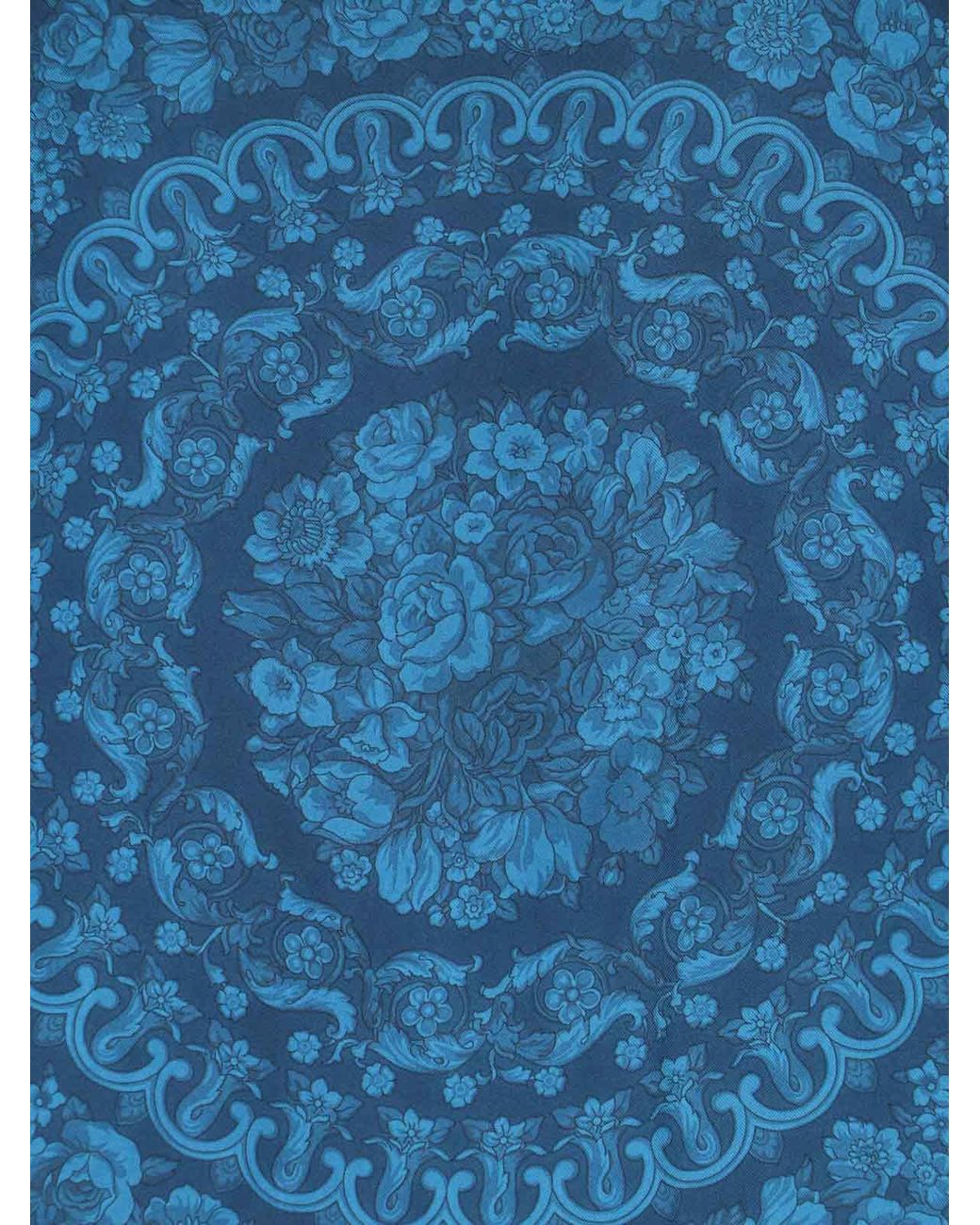 Versace Blue Shirts Silk for men