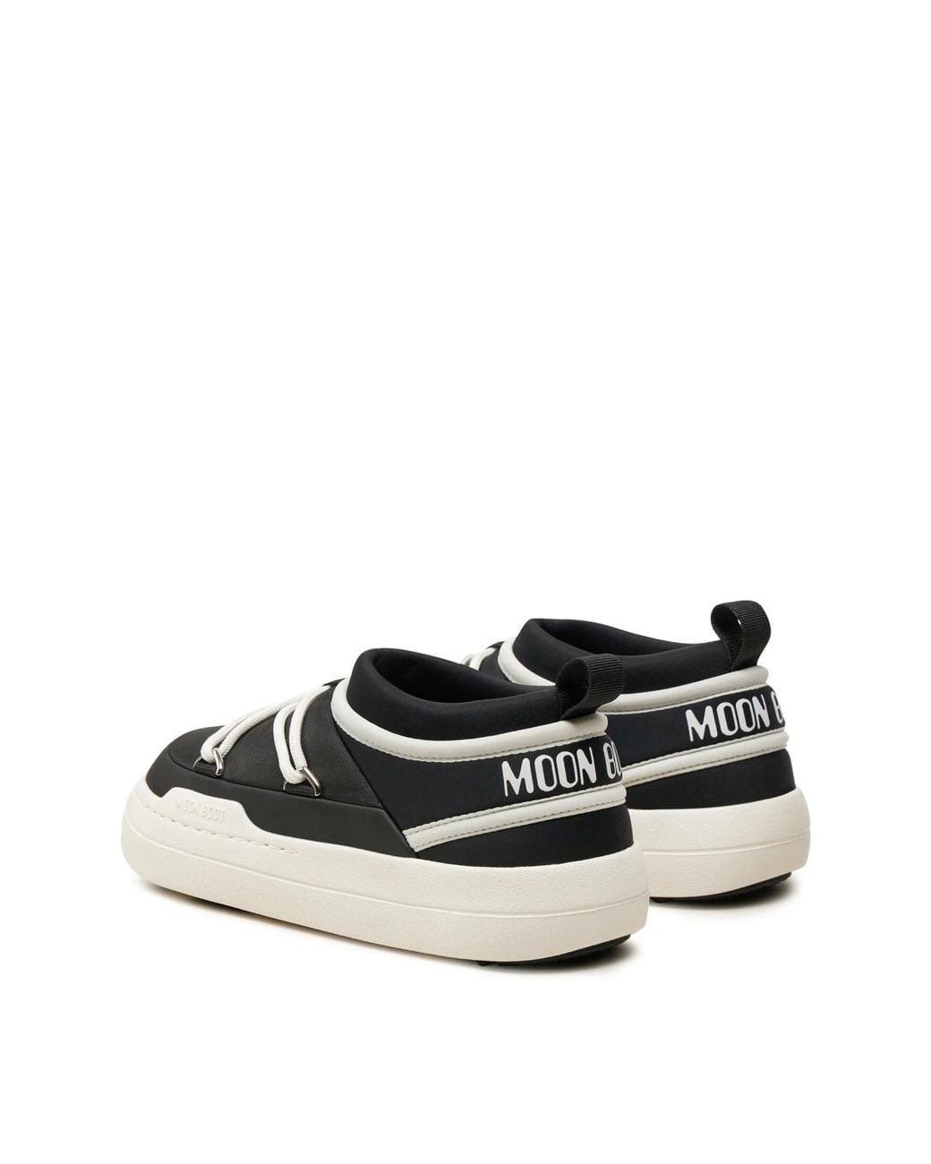 Moon Boot Black Park Icon Slip-On Sneakers
