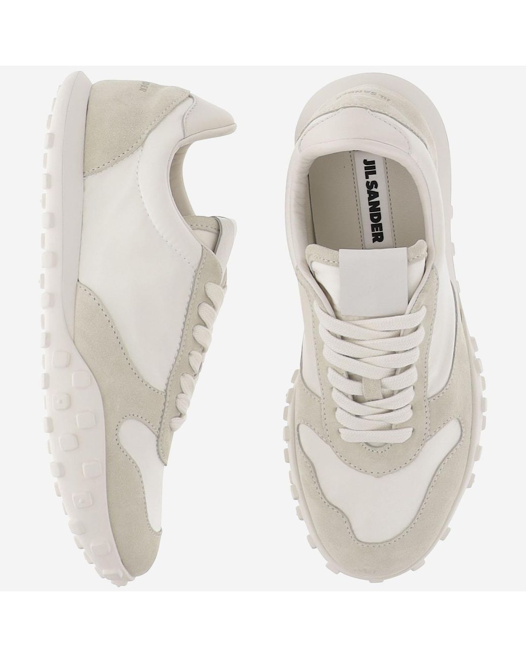 Jil Sander White Sneakers Moon Trainers