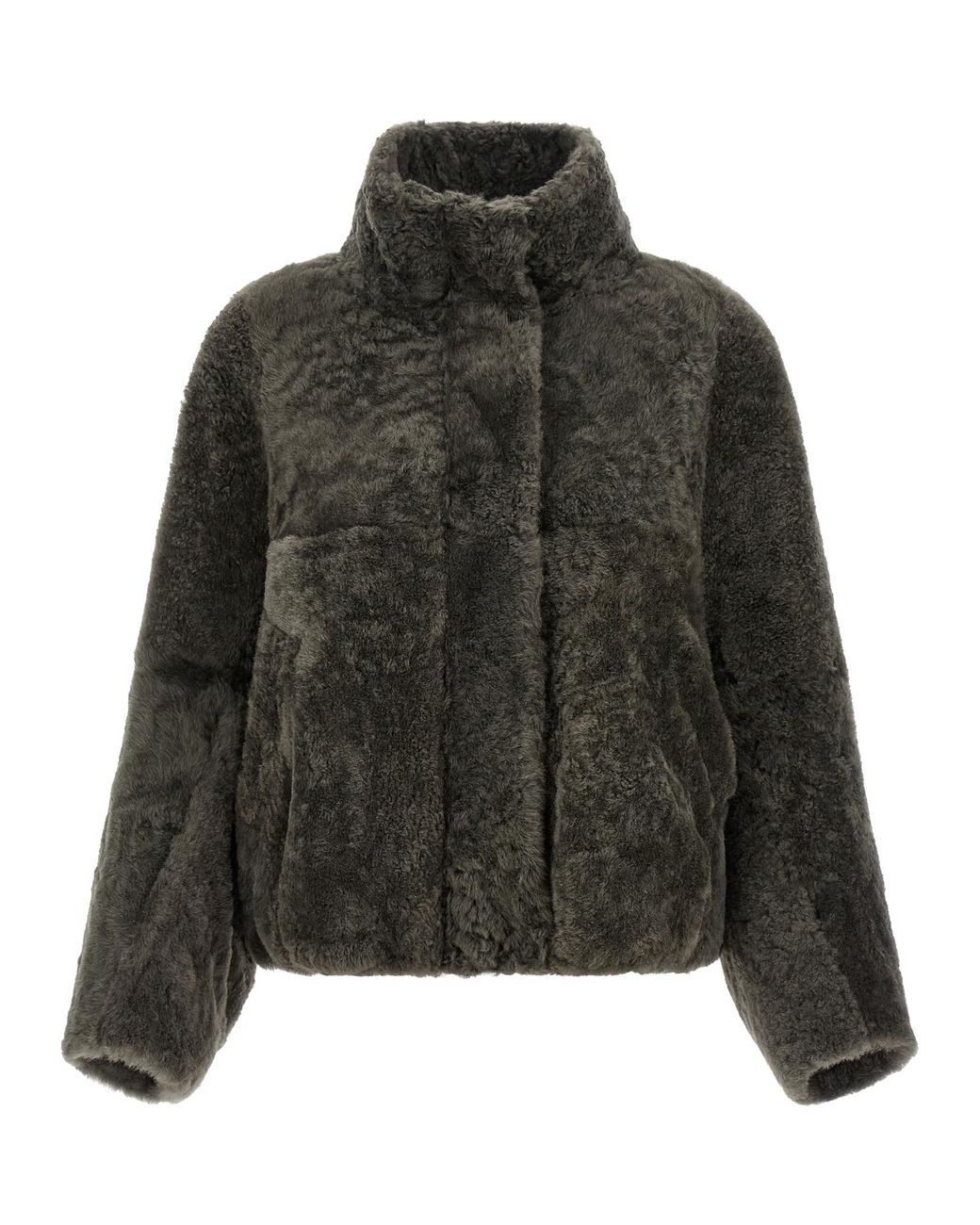 Brunello Cucinelli Black Cropped Fur