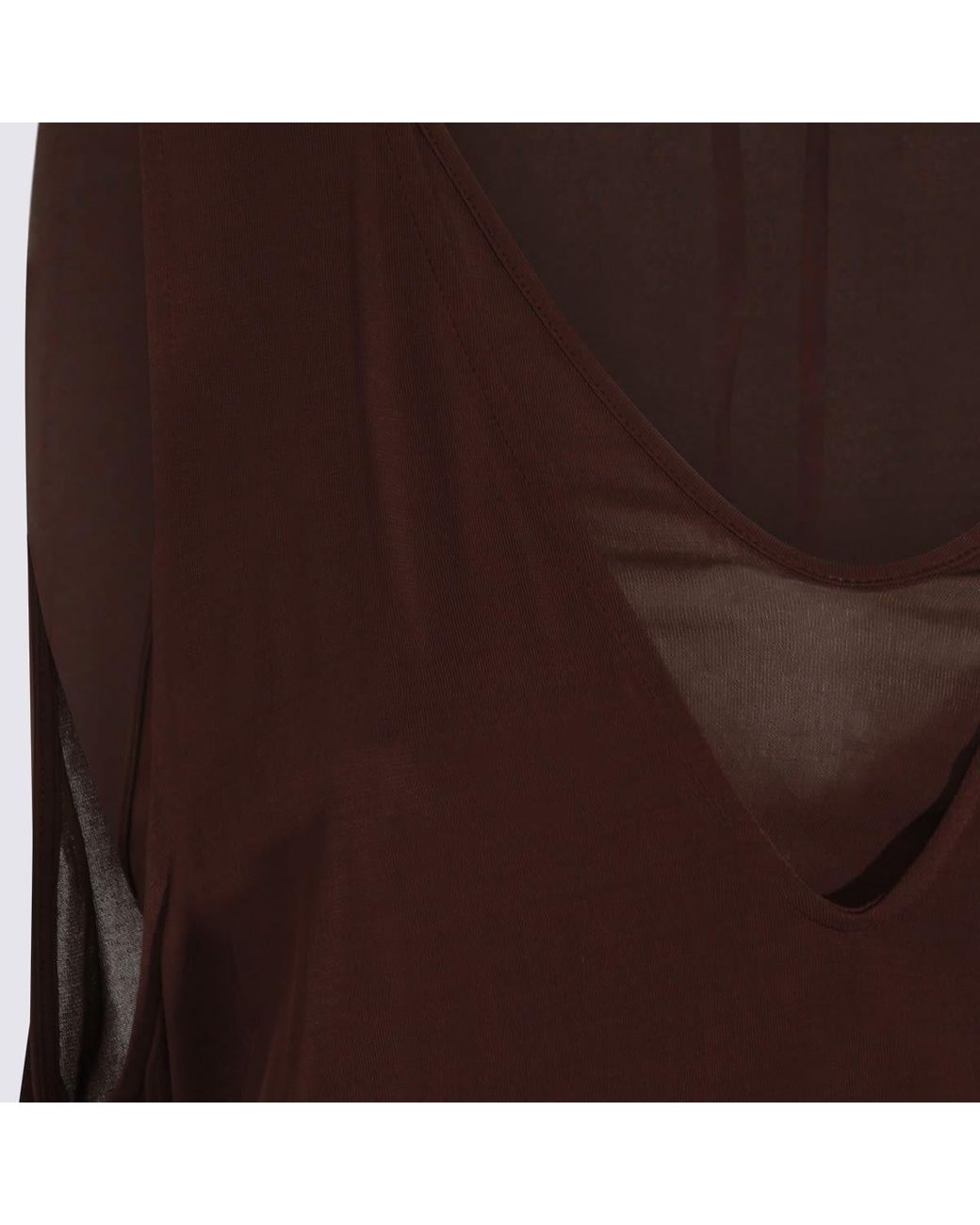 Lemaire Brown Midi Dress