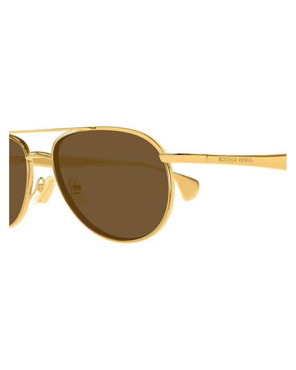 Bottega Veneta Natural Sunglasses- Metal Eyewear