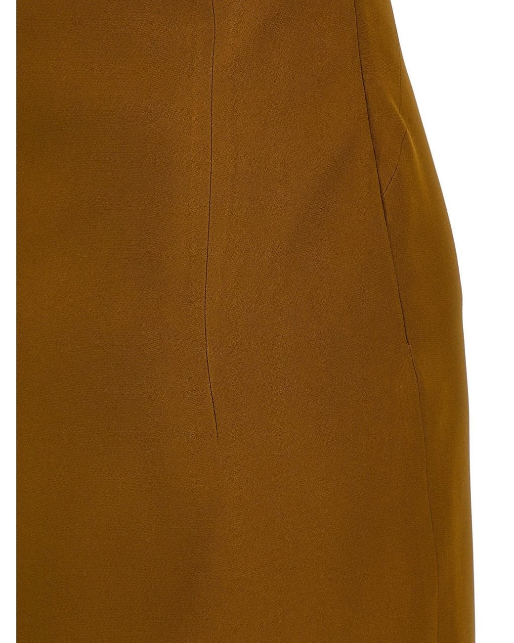 The Attico Natural Sequin-Embellished Mesh Insert Dress