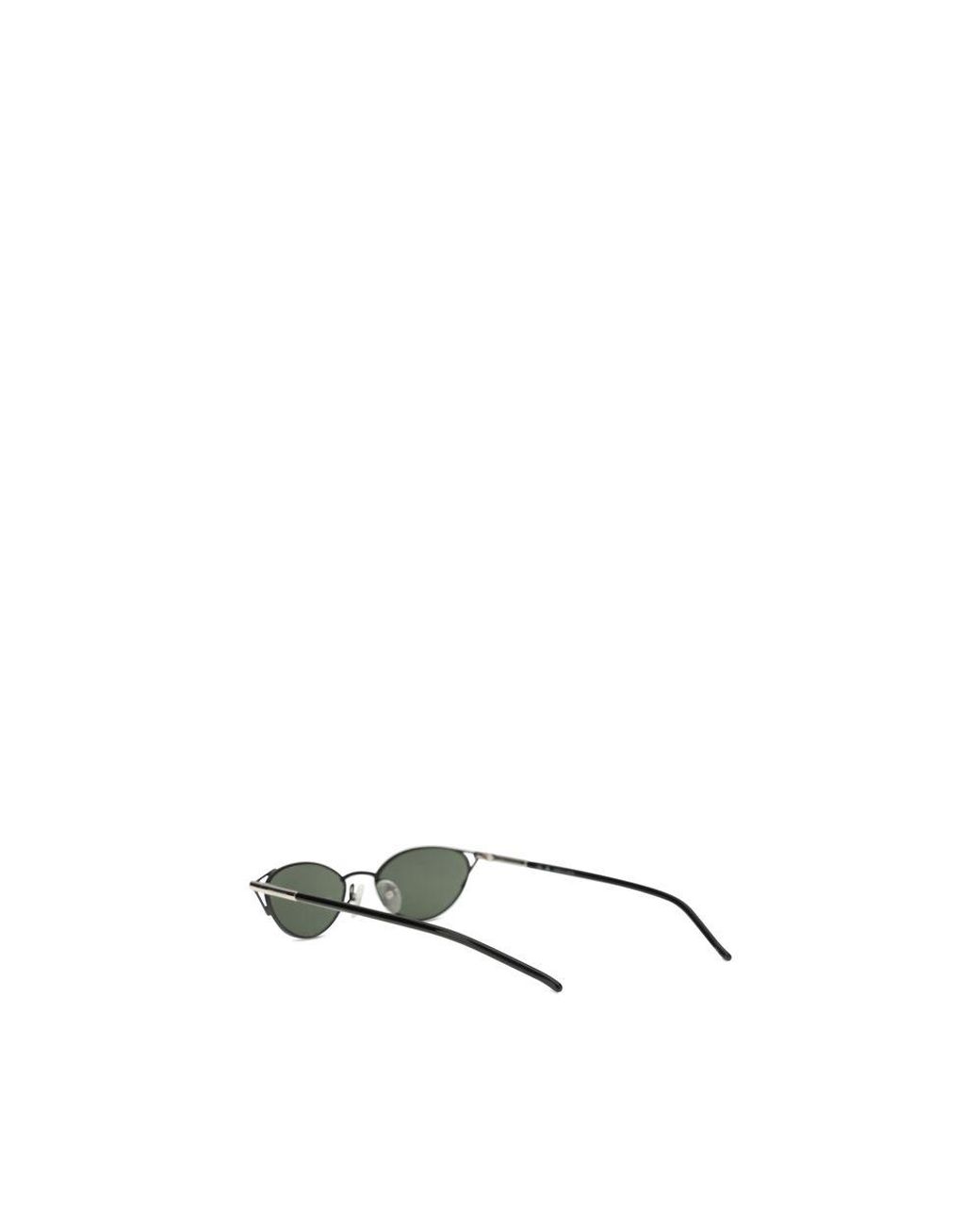 McQueen Green Metal Sunglasses