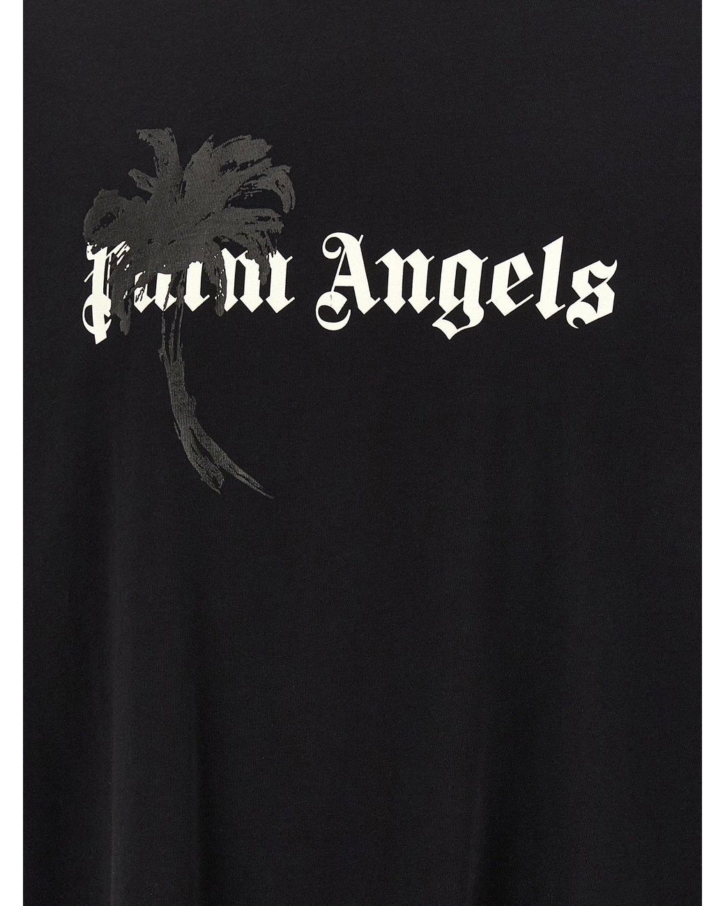 Palm Angels Black T-Shirt for men