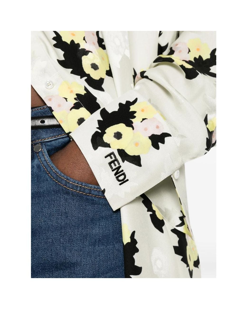 Fendi White Neutrals Dresses
