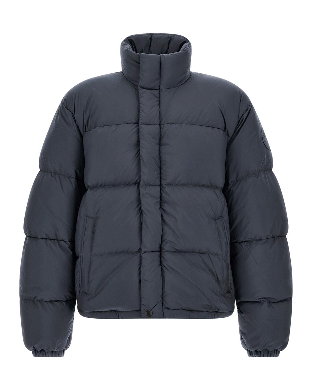 Canada Goose Blue Polyamide Full-Length Jacket Clothing for men