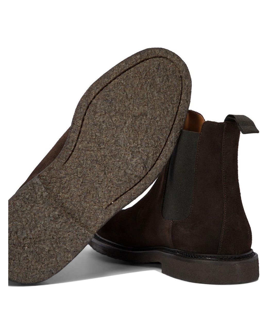 Common Projects Brown Round Toe Chelsea Boots for men
