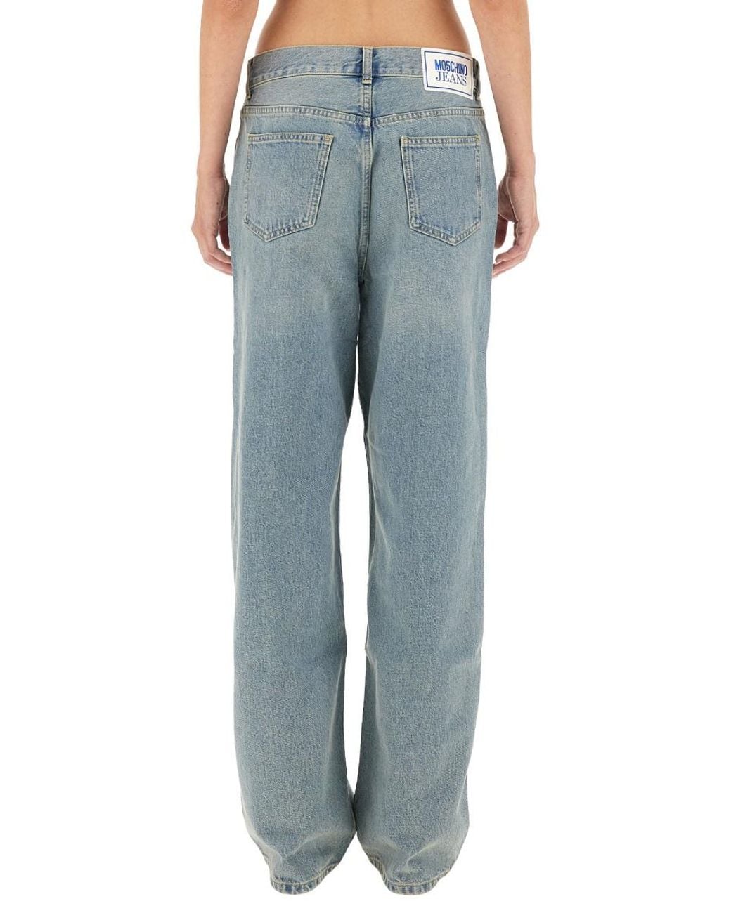 Moschino Blue Pants Cotton Jean
