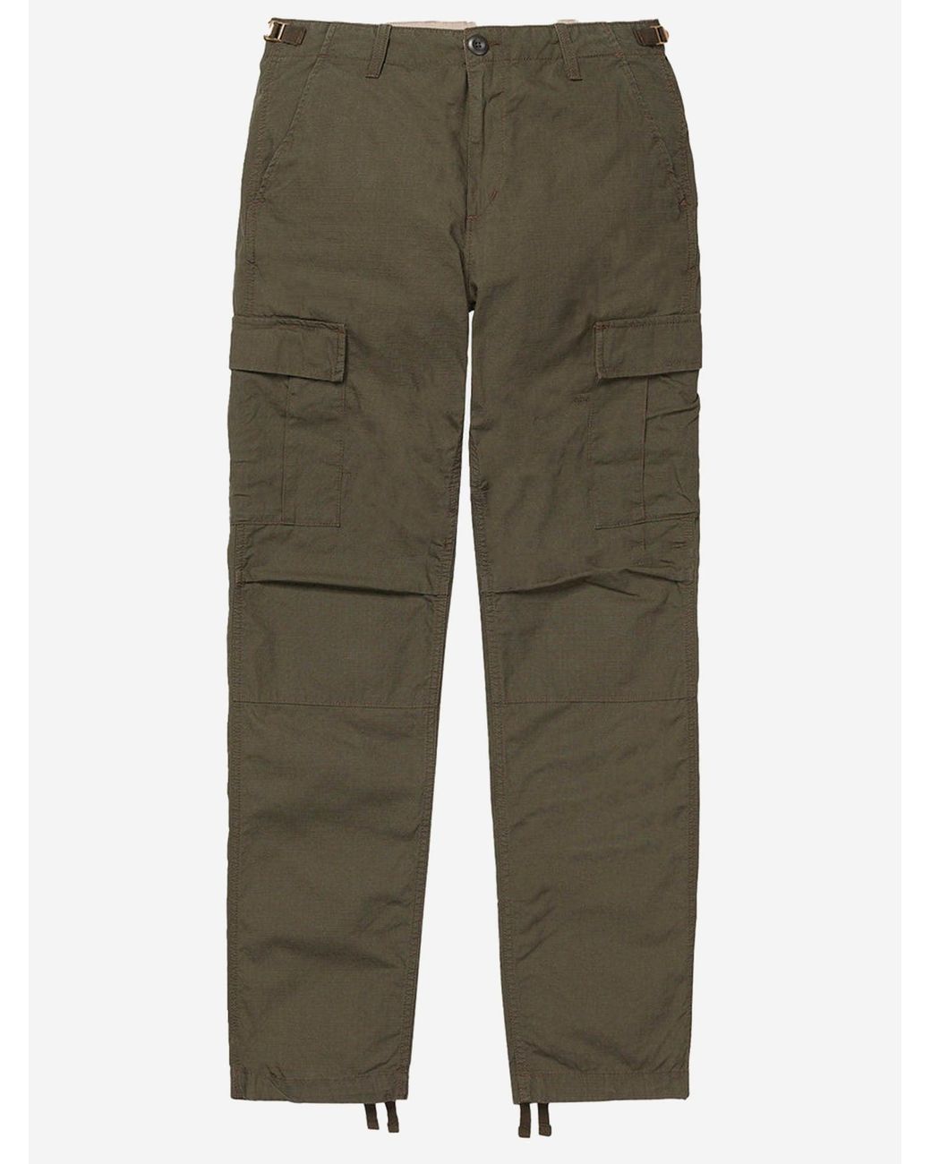 Carhartt Green Cargo Trousers Cotton Columbia Ripstop for men