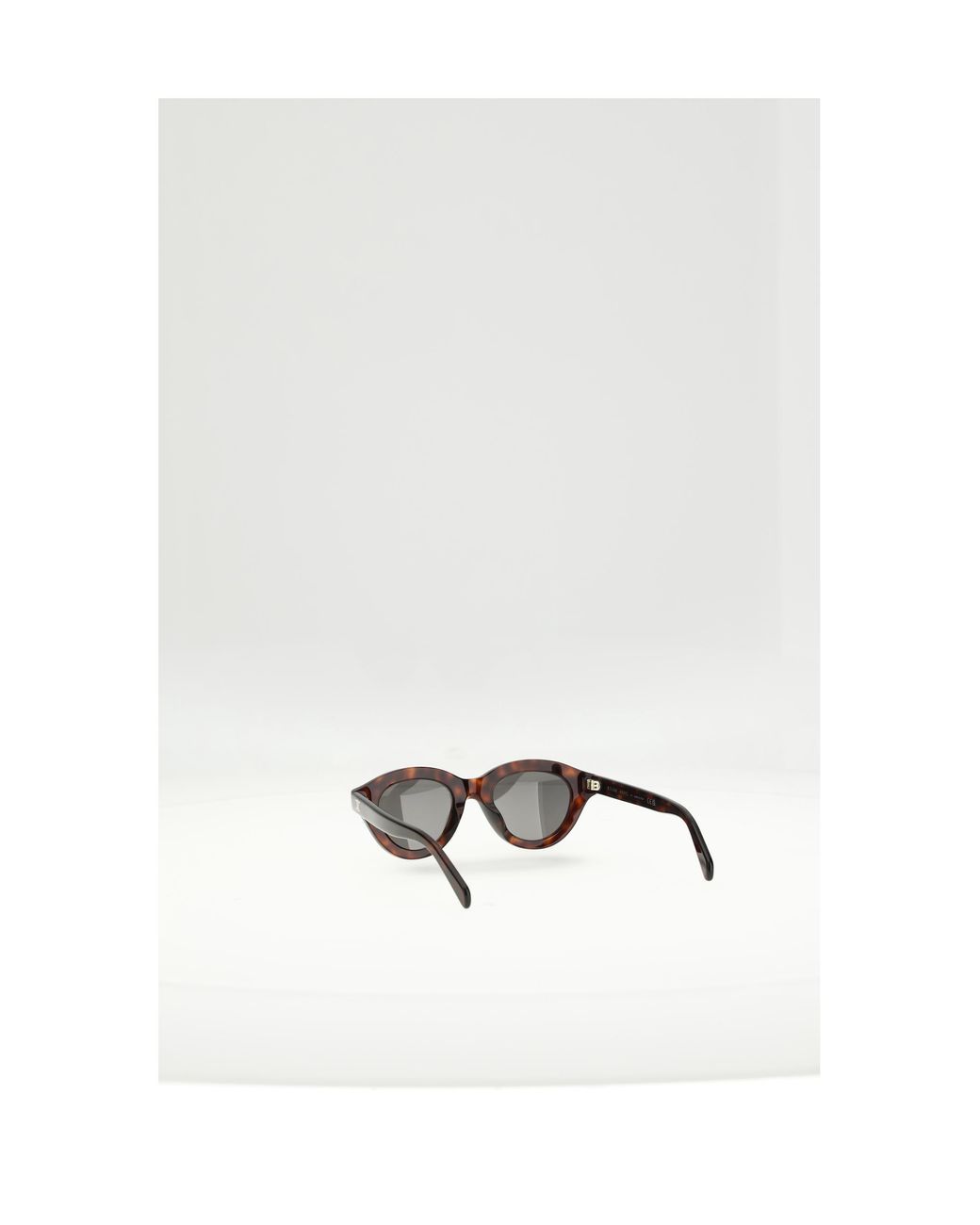 Céline White Sunglasses Triomphe Mini Acetate