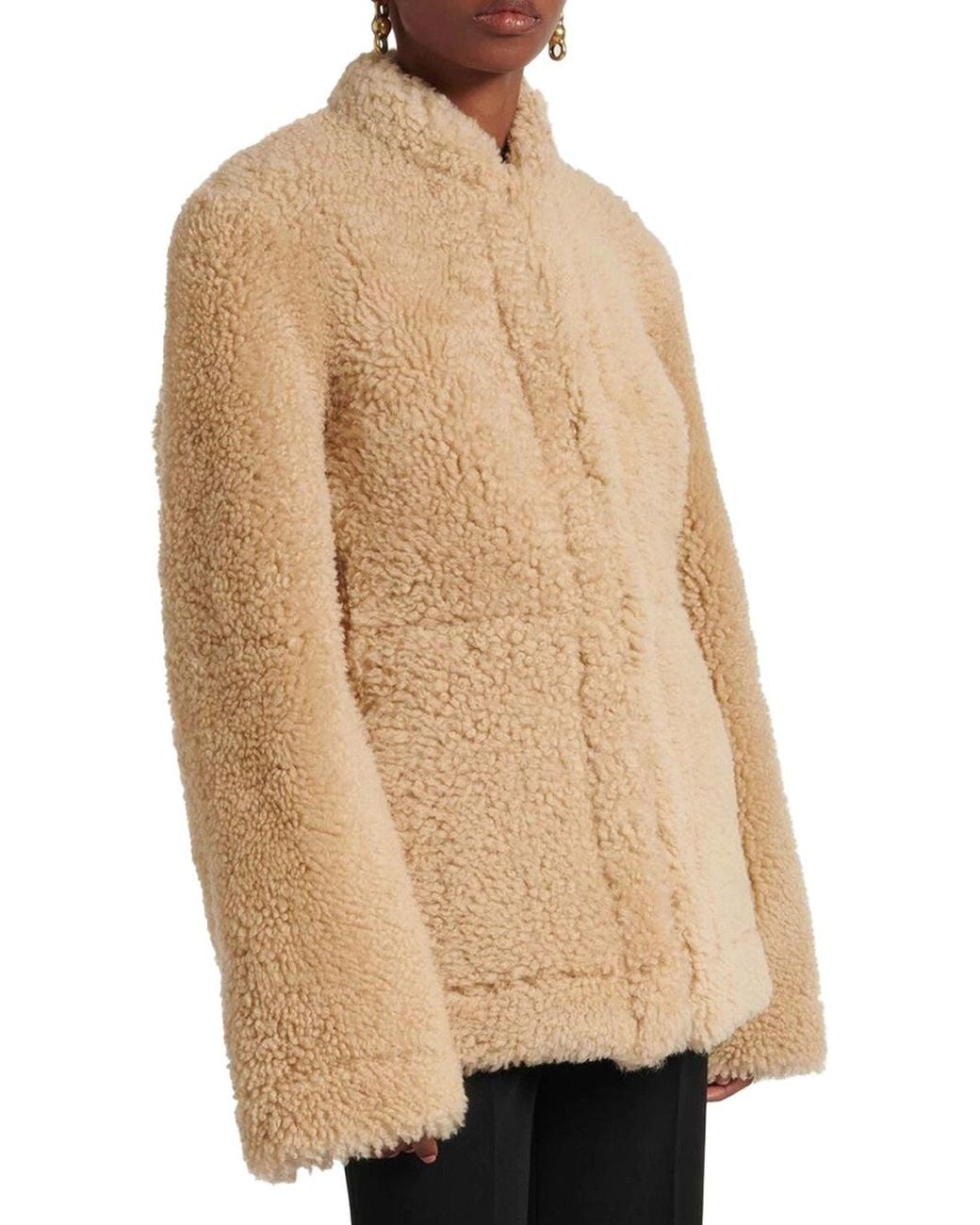 Totême Natural Cinched S. Jacket Butter Rtw