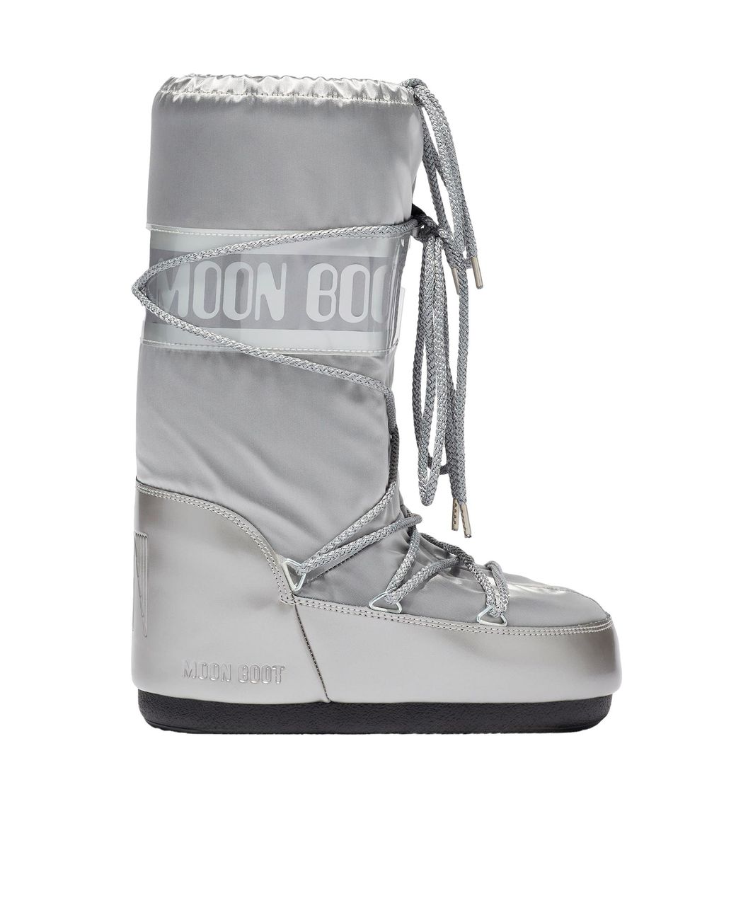 Moon Boot Gray Icon Glance Snow Boots Upper: Polyamide