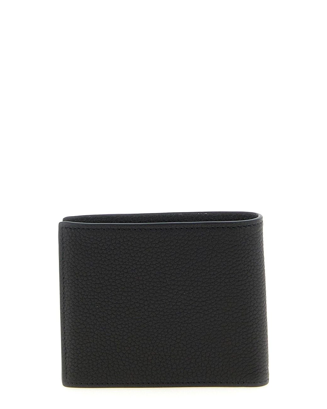 Tom Ford Black Hammered Leather Wallet for men