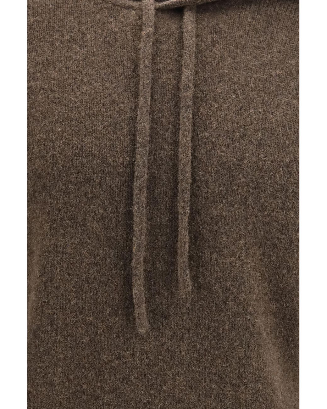 Roberto Collina Brown Hooded Sweater for men