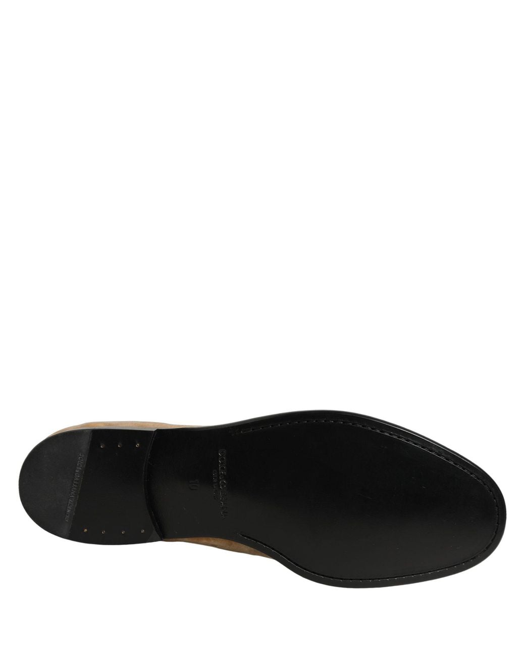Dolce & Gabbana Black Suede Slip On Slippers Loafers Shoes Leather for men