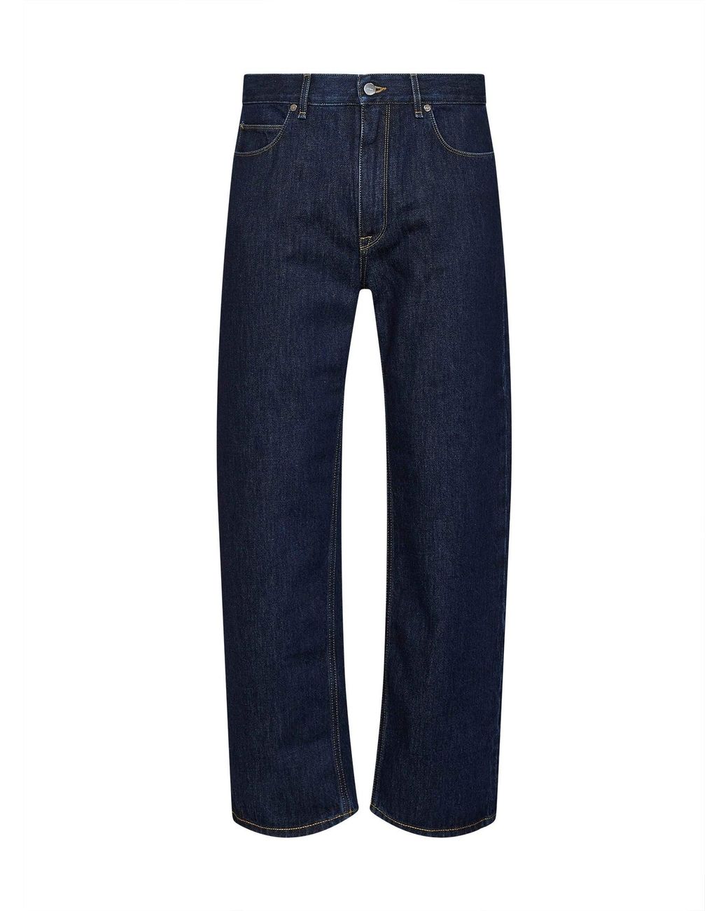 Fendi Blue Jeans Straight-Leg Dark for men