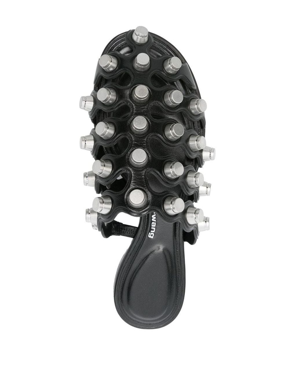 Alexander Wang White Rexa Cage Sliders Shoes Sandals