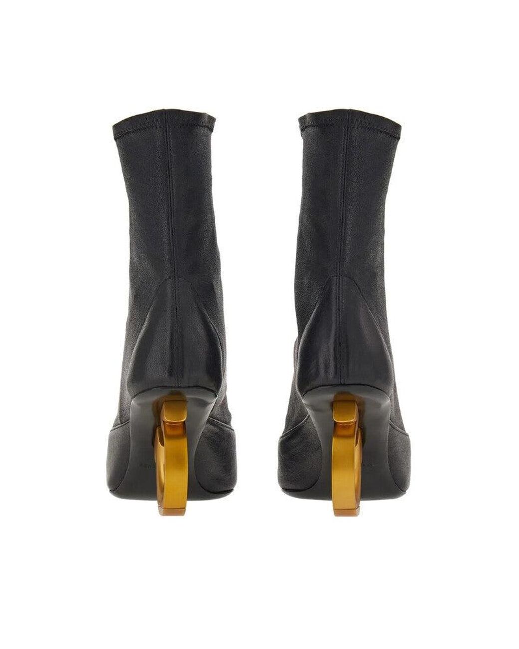 Ferragamo Black Lambskin Pointed Shoes