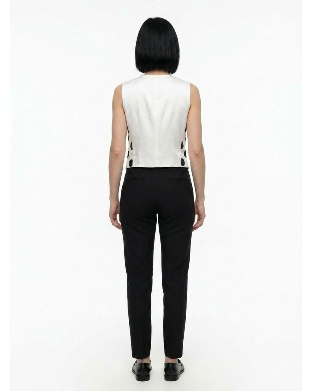 Dolce & Gabbana White Polyamide Waistcoat Clothing