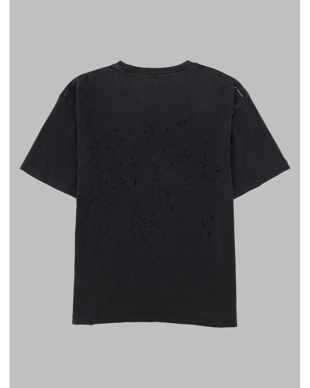 Satisfy Black Mothtech T-Shirt Cotton T-Shirts And Polos for men