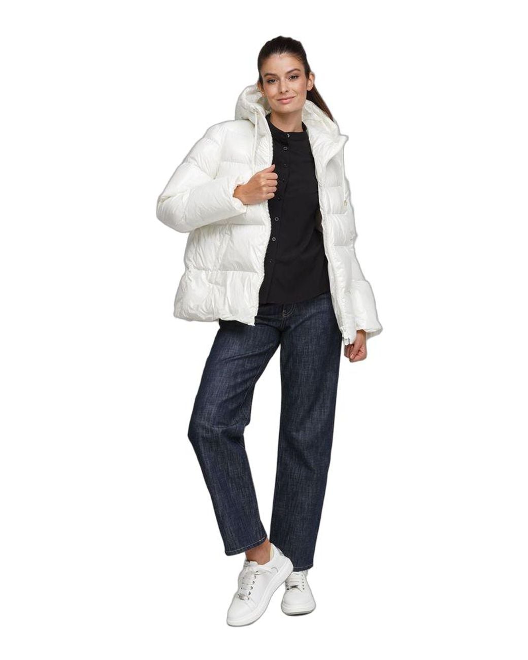 Pinko White Pinko Eleodoro Down Jacket